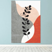 Moderne tekenstijlcanvas afdrukken (Insitu (Houten vloer))