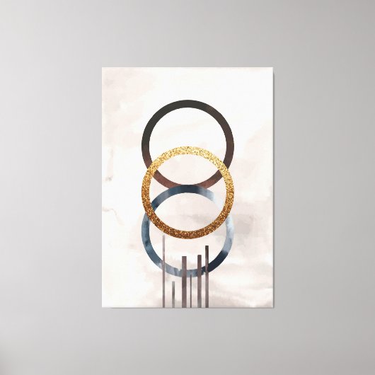 Moderne tekenstijlcanvas afdrukken (Voorkant)