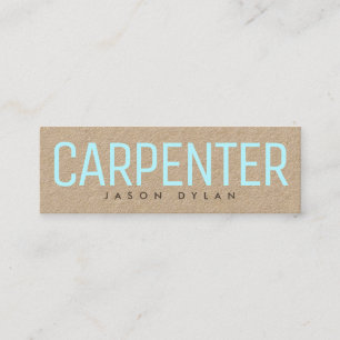 Moderne tekenstijlreusachtige tekstafdekking mini visitekaartje