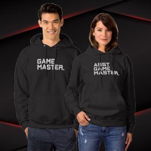 Moderne Tekst Assistent Game Master Dames Matching Hoodie