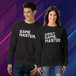Moderne Tekst Assistent Game Master Dames Matching Trui