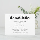 Moderne tekst | De nacht voor het eten van de repe Kaart (Staand voorkant)