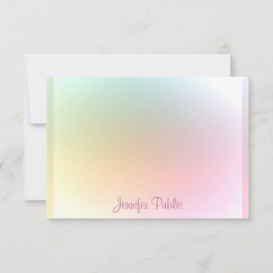 Moderne tekst handschrift handschrift Sjabloon han