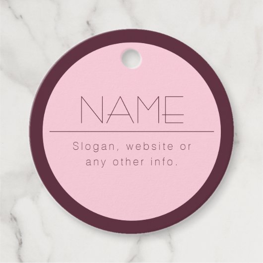  moderne tekst met rand bedankjes labels (Voorkant)