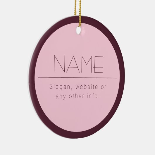  moderne tekst met rand keramisch ornament (Rechts)