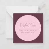 moderne tekst met rand notitiekaartje (Voorkant)