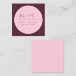  moderne tekst met rand notitiekaartje