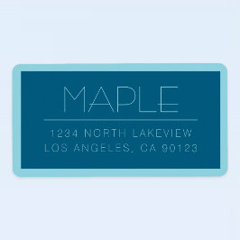 moderne tekst | Ocean & Robin Ei Blauw Etiket