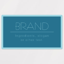  moderne tekst | Ocean & Robin Ei Blauw Labels