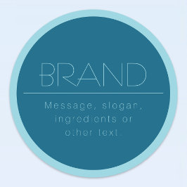 moderne tekst | Ocean & Robin Ei Blauw Labels