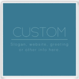  moderne tekst | Ocean & Robin Ei Blauw Sticker