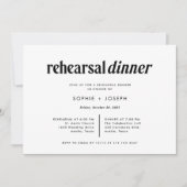 Moderne tekst | Zwarte en witte repetitie Kaart (Voorkant)