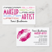 Moderne tekstspeler visitekaartje (Voorkant / Achterkant)