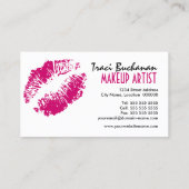 Moderne tekstspeler visitekaartje (Achterkant)