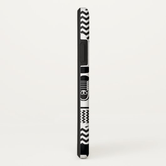 Moderne Tennis Equipment & Accessoires Pattern Hoe Case-Mate iPhone Case (Achterkant / rechts)