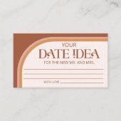 Moderne Terracotta Arch Date nachtelijke ideeën. D Informatiekaartje (Voorkant)