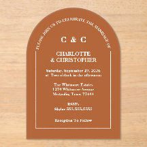 Moderne Terracotta Brunt Sinaasappel Fall bruiloft