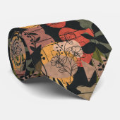Moderne terracotta donkere stijl stropdas (Opgerold)
