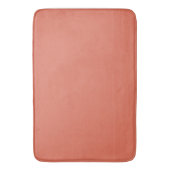 Moderne Terracotta Effen Kleur Badmat (Voorkant Verticaal)
