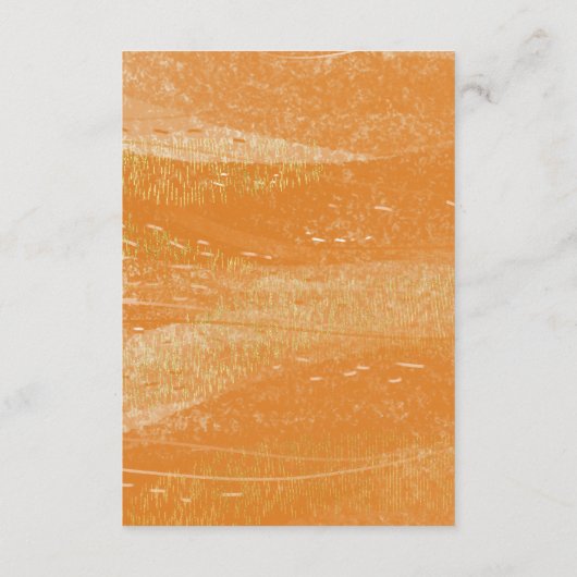 Moderne terracotta gouden folie Boho bruiloft deta Informatiekaartje (Achterkant)