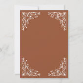 Moderne  Terracotta Islamitische Aqiqa Aqeeqa Baby Kaart (Achterkant)