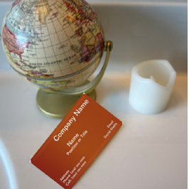 Moderne terracotta | Minimalistisch professioneel  Visitekaartje