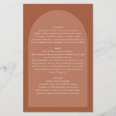 Moderne terracotta pampas (Achterkant)