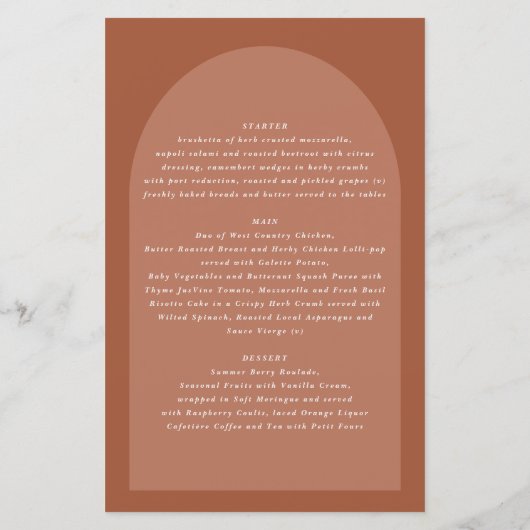 Moderne terracotta pampas (Achterkant)