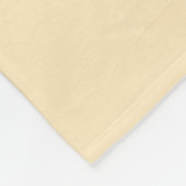 Moderne Terracotta Persoonlijke Gingham Fleece Deken (Hoek)