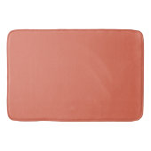 Moderne Terracotta Plain Solid kleur Badmat (Voorkant)