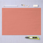 Moderne Terracotta Plain Solid kleur Tissuepapier (Craft)