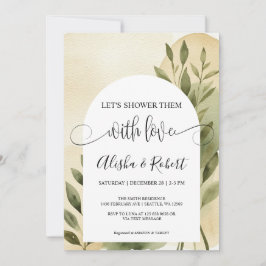 Moderne Terracotta & Salie Kleurige Uitnodiging vo