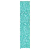 Moderne Terrazzo Aqua Runner uit het midden van de Korte Tafelloper (Voorkant)