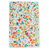 Moderne Terrazzo Architectonisch Ontwerper Kleurri Medium Cadeauzakje (Voorkant)