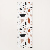 Moderne Terrazzo geometrische esthetische Boho Yog Yogamat (Achterkant)