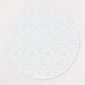Moderne Terrazzo Gepersonaliseerde Label (Design 1)