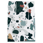 Moderne Terrazzo Patroon – Abstracte Midden Eeuw Z Medium Cadeauzakje (Achterkant)