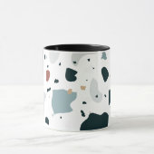 Moderne Terrazzo Patroon – Abstracte Midden Eeuw Z Mok (Midden)