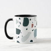 Moderne Terrazzo Patroon – Abstracte Midden Eeuw Z Mok (Links)