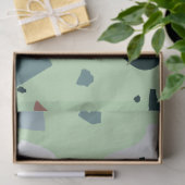 Moderne Terrazzo Patroon – Abstracte Midden Eeuw Z Tissuepapier (Geschenk)
