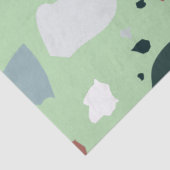 Moderne Terrazzo Patroon – Abstracte Midden Eeuw Z Tissuepapier (Detail)