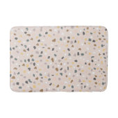 Moderne Terrazzo Patroon Zachta Neutraal Badmat (Voorkant)