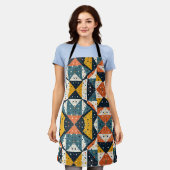 Moderne Terrazzo Print Schort (Gedragen)