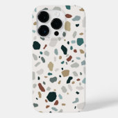Moderne Terrazzo Stenen Textuur Patroon Case-Mate iPhone Case (Achterkant)