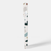 Moderne Terrazzo Stenen Textuur Patroon Case-Mate iPhone Case (Achterkant / Links)