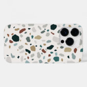 Moderne Terrazzo Stenen Textuur Patroon Case-Mate iPhone Case (Achterkant (horizontaal))