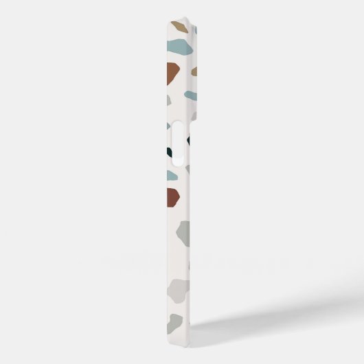 Moderne Terrazzo Stenen Textuur Patroon Case-Mate iPhone Case (Achterkant / Rechts)