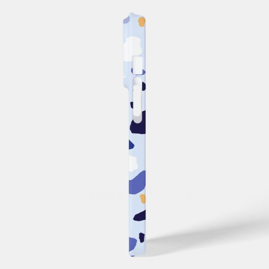 Moderne Terrazzo Stenen Textuur Patroon Case-Mate iPhone Case (Achterkant / Links)