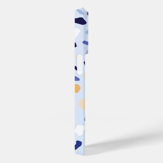 Moderne Terrazzo Stenen Textuur Patroon Case-Mate iPhone Case (Achterkant / Rechts)