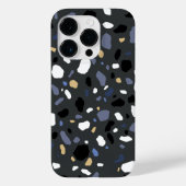 Moderne Terrazzo Stenen Textuur Patroon Case-Mate iPhone Case (Achterkant)